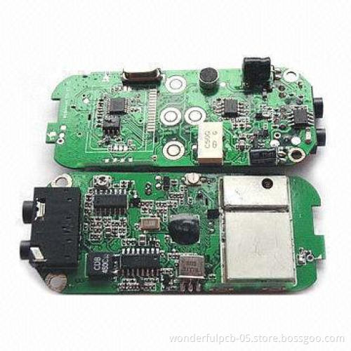 PCBA for DVD/CD Players, Made of FR4 and FR4 Halogen Free Materials